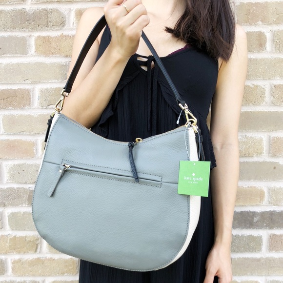 Gaby’sBags👜💕- Kate spade mylie Hobo back gray - Picture 4 of 8